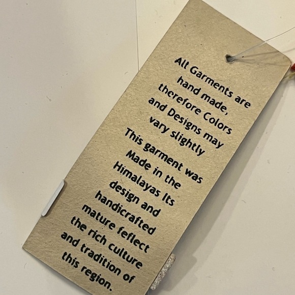 Kathmandu Imports Striped Butterfly Embroidered Tie Back Cotton Halter Top NWT - Picture 2 of 7